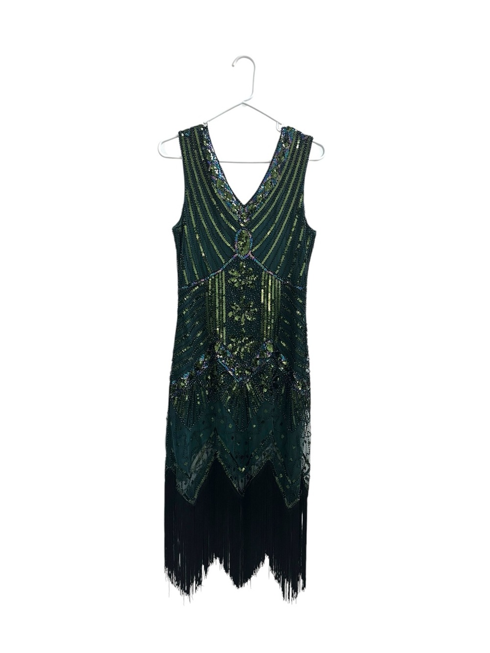 ✨ Metme 1920s Art Deco Sequined Flapper Cocktail Dress ✨ - Picture 2 of 7